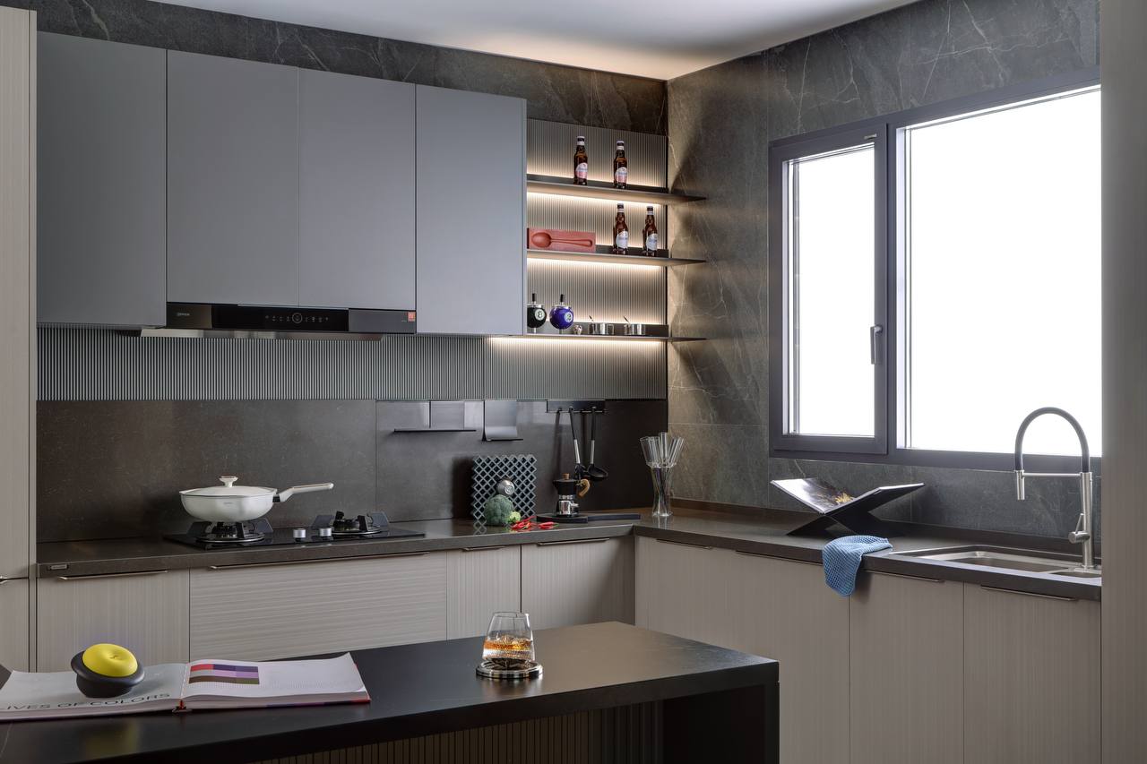 Dining Area Custom Wooden Kitchen Cabinet Living Solution x Oppolia Singapore Dining Area Custom Wooden Kitchen Cabinet Living Solution x Oppolia Singapore