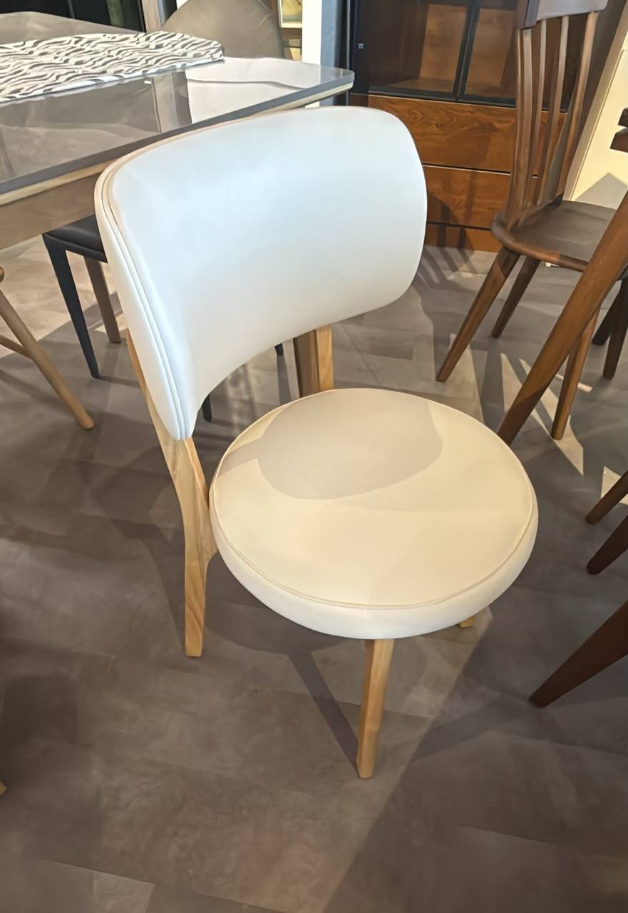 NC9204W Oak Wood Dining Chair side view NC9204W Oak Wood Dining Chair side view