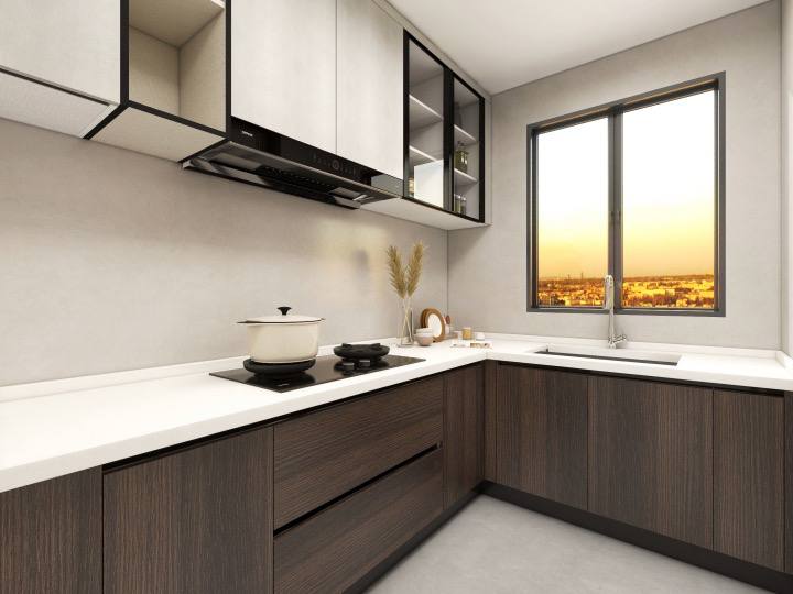 Scandinavian Theme Custom Kitchen Cabinet Whole House Customisation Living Solution - Scandinavian Theme Custom Kitchen Cabinet Whole House Customisation Living Solution