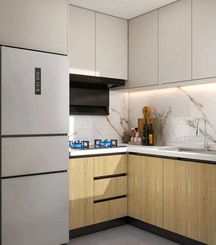 Custom Kitchen Cabinet White Wood Theme Living Solution in Singapore -1 Custom Kitchen Cabinet White Wood Theme Living Solution in Singapore