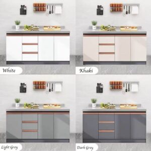 06 Customised or Modular Aluminium Kitchen Cabinet colour
