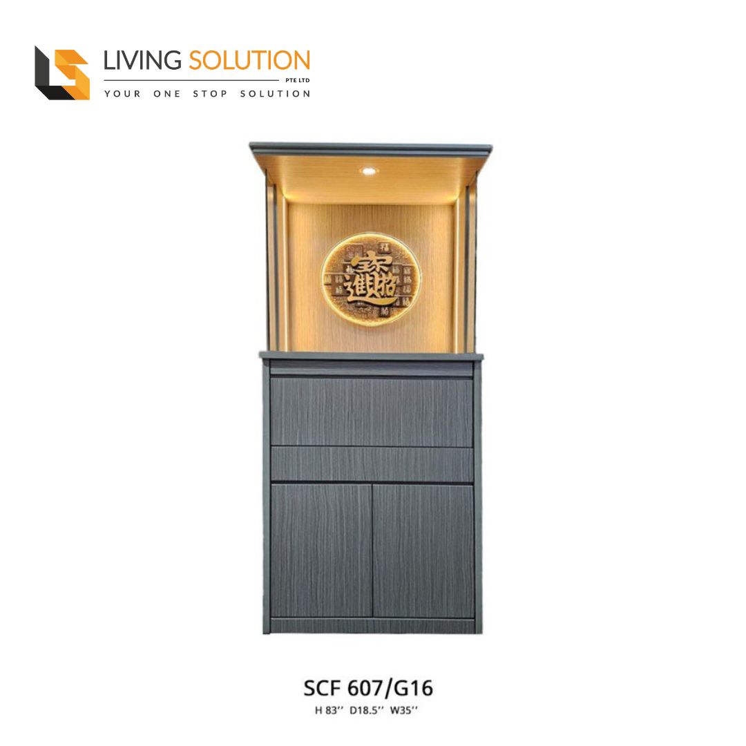 Altar Table SCF 607G16 Altar Table SCF 607G16 Modern Altar Cabinet with backlight