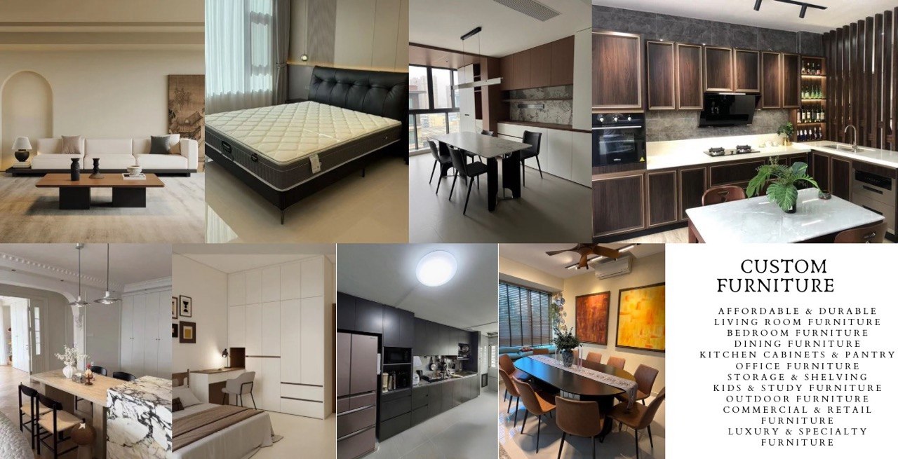 Custom Furniture at Living Solution Your One Stop Solution in Singapore