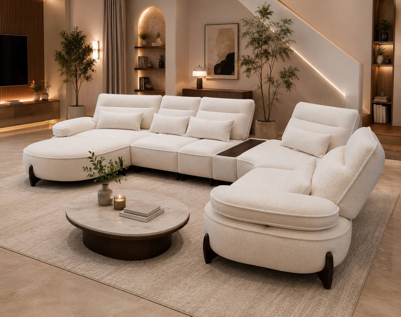 Dara Sliding Backrest Sofa 0 Dara Sliding Backrest Sofa Corner Sofa