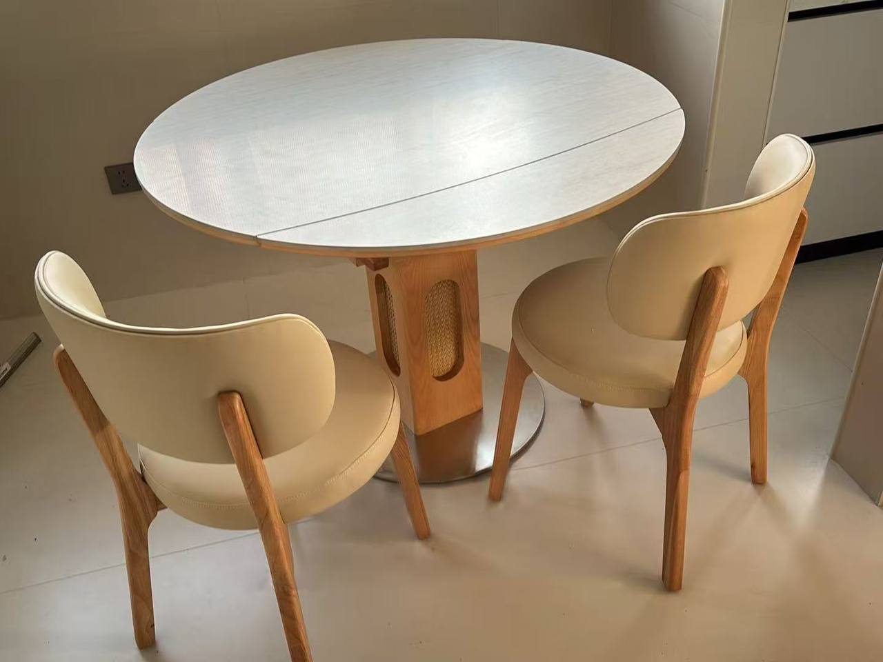 Yash Ash Wood Dining Chair at customer house Yash Ash Wood Dining Chair at customer house