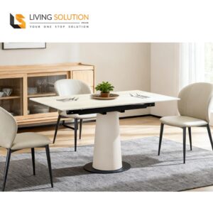 Phenix Sintered Stone Extendable Dining Table -Side Extension