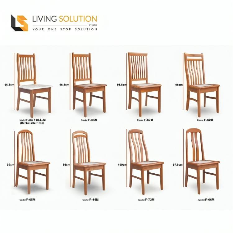 Classic Solid Wood Dining Chair in cherry colour - Classic Solid Wood Dining Chair in cherry colour