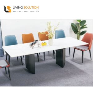 Jose Sintered Stone Extendable Dining Table -Side Extension