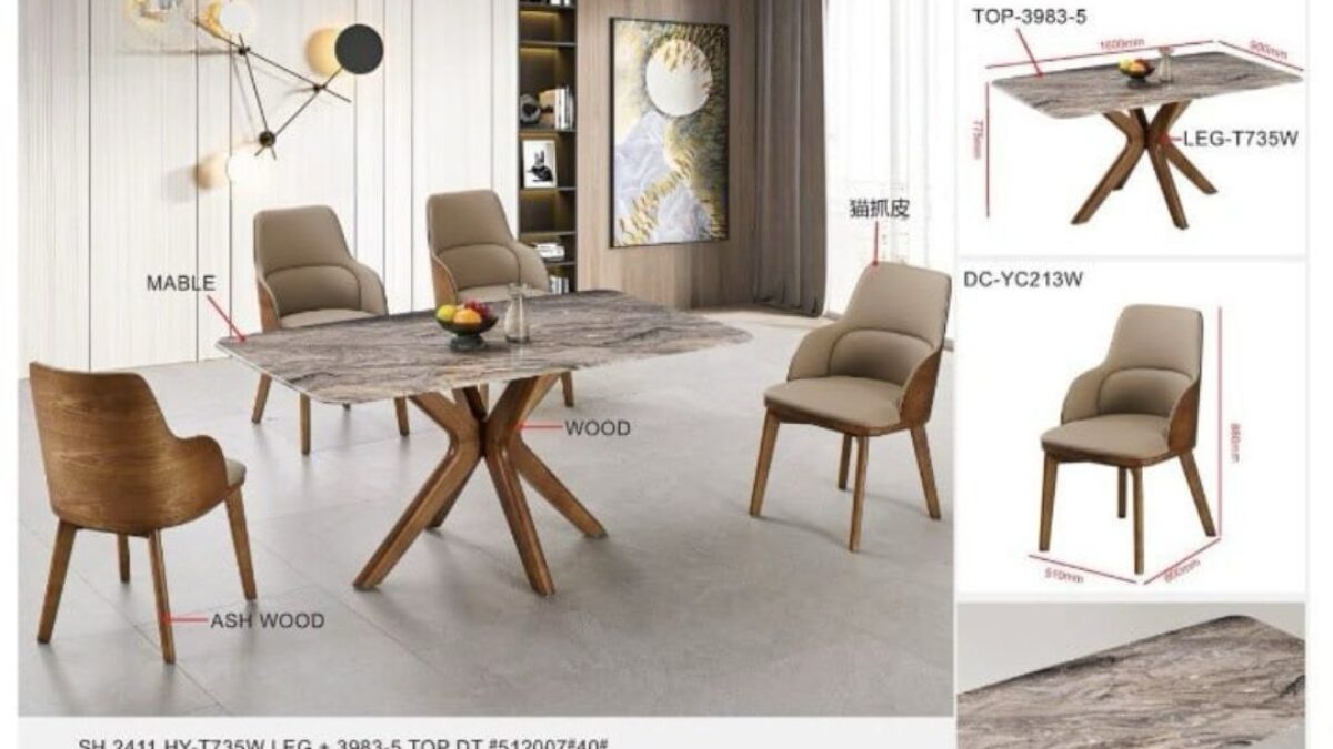 Ash Wood Dining Table Collection| Living Solution