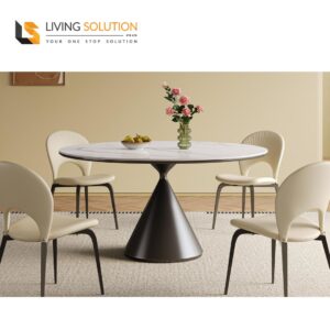 Polina Round Sintered Stone Dining Table