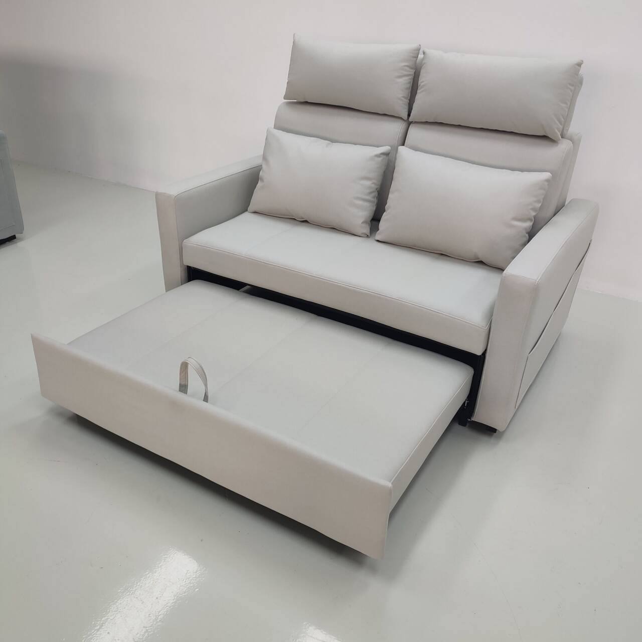 Tada Pull Out Sofa Bed with Adjustable Headrest 140cm -1 Tada Pull Out Sofa Bed with Adjustable Headrest 140cm