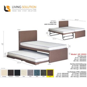 Boden 3 in 1 pull out bed