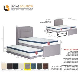 Freni 3 in 1 pull out bed