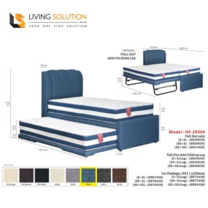 Gallen 3 in 1 pull out bed