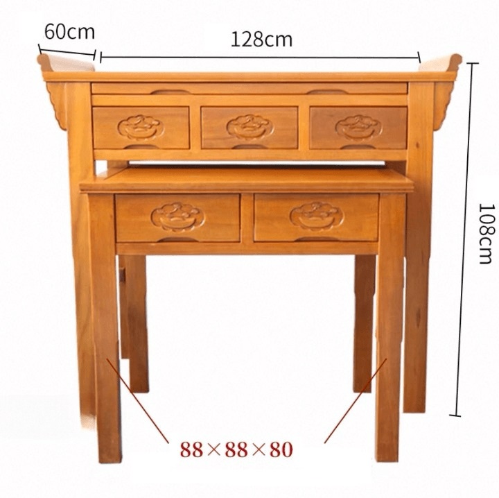 Altar Table 10B No Top (Teak Wood) 128cm Altar Table 10B No Top (Teak Wood) 128cm